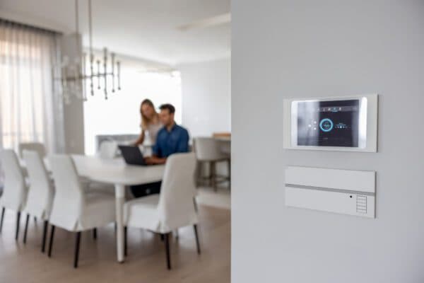 SPS Fire & Security Smart Home Control Panel and Family Dining