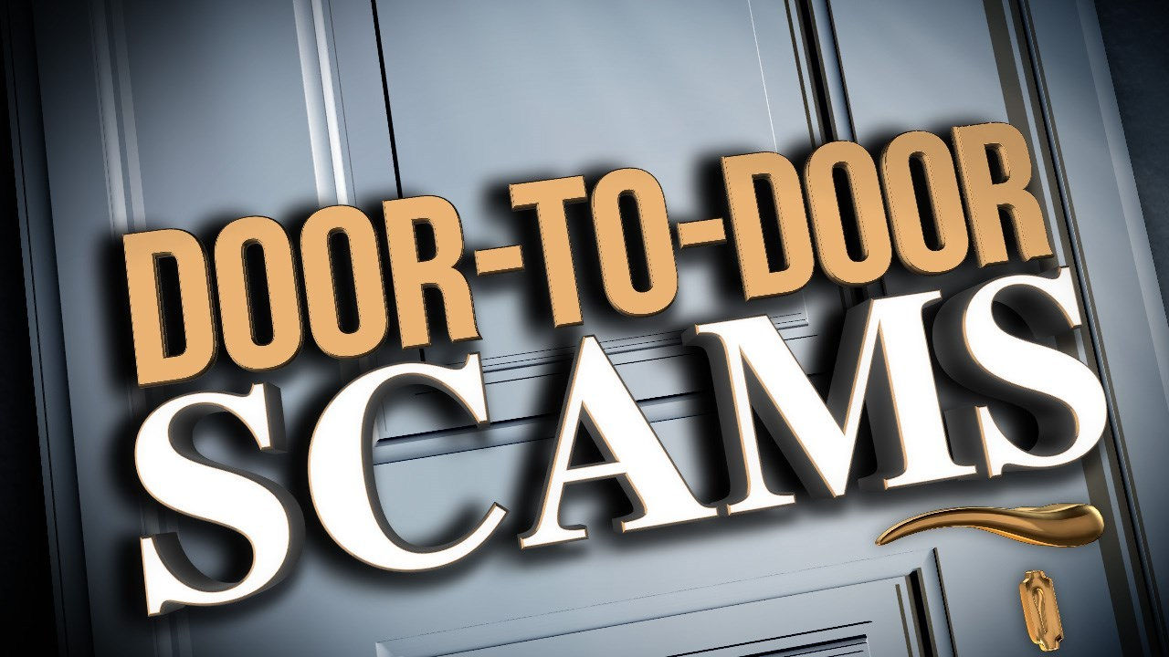 video surveillance and door to door scams