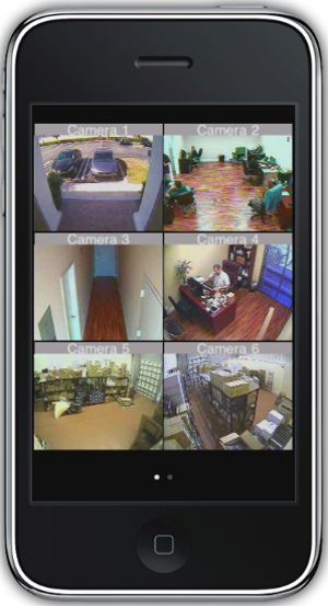 Business video surveillance mobile